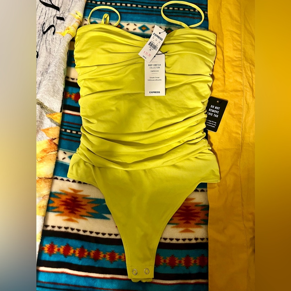 NWT Express body contour compression bodysuit size XS